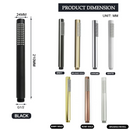 GobekUsa Brass Handheld Shower Head in Brushed Golden Finish