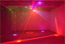 GobekUsa 24-Led Moving Head Laser Light Bar Strobe, Red/Green Laser, KTV Light