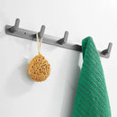 GobekUsa Aluminum Alloy Towel Hooks Wall Mounted Bathroom Robe Holder (3-6 Hooks)