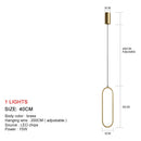 GobekUsa LED Chandelier: Modern Living Room Dining Room Pendant Lights for Home Decor