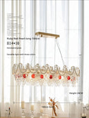 GobekUsa Crystal Chandelier: Elegant Retro Lighting for Bedroom, Dining, Living Room & Cloakroom