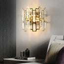 GobekUsa Crystal LED Wall Lamp: Modern Luxury Lighting for Living Room, Bedroom, Study