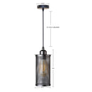 GobekUsa Industrial Nordic Black Iron Cage Pendant Light Loft Hanging Lamp