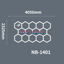 GobekUsa Hexagon LED Ceiling Light for Barbershop and Garage Hair Salon