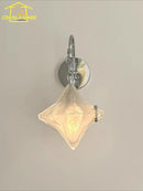 GobekUsa French Medieval Bauhaus LED Glass Wall Lamp for Living Room & Bedroom