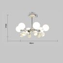 GobekUsa Cream Living Room Pendant Lamp Magic Bean Restaurant Medieval Bedroom Light