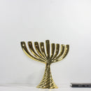 GobekUsa Gold Geometric Twist Candle Holder Set for Stylish Home Decor