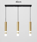 GobekUsa Double Head LED Pendant Lights for Modern Indoor Bedroom, Bedside, Entrance, Bathroom