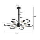 GobekUsa LED Branches Chandelier for Living Room Bedroom Kitchen Lighting