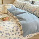 GobekUsa Cozy Cotton Bedding Set: 160X210cm Quilt Cover for Adults, Warm & Soft Duvet Cover