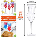 GobekUsa Crystal Beauty Goblet Cup - Elegant Cocktail Glass for Wine and Champagne