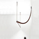 GobekUsa Leather Belt Chandelier Pendant Light for Modern Minimalist Home Decor