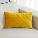 GobekUsa Hand Pleat Embroidered Cushions 30x50/45x45cm Beige Pink Nordic Style Pillowcase