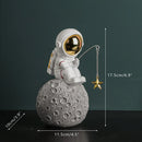 GobekUsa Electroplated Golden Astronaut Figurines, Creative Home Decor & Gifts