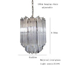 GobekUsa 2025 Pink Glass Chandelier: Classic Kitchen & Living Room Lighting