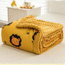 GobekUsa Cotton Floral Double Quilt | Retro Soothe Doudou Bedding Blanket