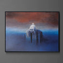 GobekUsa Beksinski Prints: Surreal Gothic Art Poster, Psychedelic Characters, Polish Surrealism