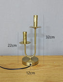 GobekUsa Industrial Retro Candle Floor Lamp for Living Room Bedroom Study