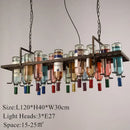 GobekUsa Iron LED Pendant Chandelier for Kitchen, Bar, and Cafe