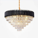 GobekUsa Golden Crystal Chandelier LED Ceiling Light for Living Room & Lobby