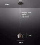 GobekUsa K9 Crystal Chandelier Lighting for Dinning Room & Corridor