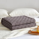 GobekUsa Cotton Waffle Towel Quilt Single Blanket for Office & Picnics