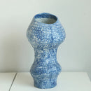 GobekUsa Blue Ceramic Vase Hydroponic Terrarium Flowerpot Decoration Home Flower Vase