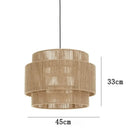 GobekUsa Hemp Rope Wall Lamp for Bedroom and Living Room