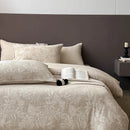 GobekUsa Linen Cotton Jacquard Bedding Set with Duvet, Sheet, and Pillowcases