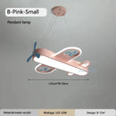 GobekUsa Kids Airplane Pendant Lights Wood Metal Sconces Nursery School LED