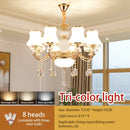 GobekUsa Crystal LED Pendant: Elegant Modern European Living Room Lighting