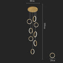GobekUsa LED Pendant Lights: Modern Simplicity for Living Room, Dining Area, Staircase Chandelier
