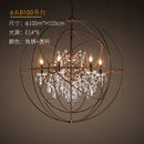GobekUsa Crystal Chandelier E14 LED Lustre for Living Room Bedroom Kitchen Island