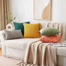 GobekUsa Inyahome Sage Green Corduroy Velvet Pillowcase Set of 2 - Cushion Cover