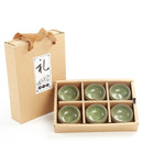 GobekUsa Ice Cracking Ceramic Tea Espresso Coffee Cups Set