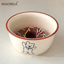 GobekUsa Carton Ceramic Soup Bowls - Set of 1 | Microwave & Dishwasher Safe