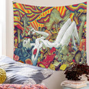 GobekUsa Bohemian Tapestry Ins Wall Hanging Psychedelic Decor for Bedroom