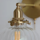 GobekUsa Glass Ball Wall Lamp Sconce Modern Nordic Sconce Lighting for Bedroom Mirror