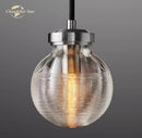 GobekUsa Crystal Pearl LED Chandelier for Bedroom Dining Kitchen - Modern Small Hanging Pendant Light Fixtures