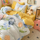 GobekUsa Cloud Cotton Printed Bedding Sets | Super Soft Quilt Set for School Home Twin King