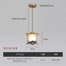 GobekUsa Chinese Style Copper Pendant Light for Bedroom, Aisle, and Headboard Zen Chandelier
