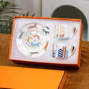GobekUsa Kids Bone China Tableware Set, Dinner Plates and Bowl, Birthday Gift