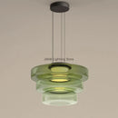 GobekUsa Glass Chandelier LED Pendant Lights Modern Home Decor