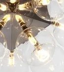 GobekUsa Glass Bubble LED Hanging Lamp for Bedroom Living Room Bar Villa