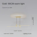 GobekUsa Black Gold LED Pendant Lights for Modern Minimalist Dining Room Chandelier