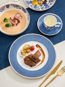 GobekUsa Blue Lotus Dinnerware & Tea Set