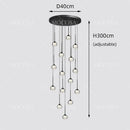 Black Water Drop Acrylic LED Pendant Light