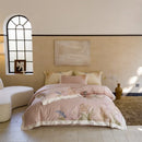 GobekUsa 100S Egyptian Cotton Embroidery Bed Linens Set for Queen King Euro Size