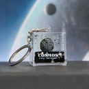 GobekUsa Astronaut Drift Keychain: Creative Liquid Hourglass Stress Relief Toy & Home Decor