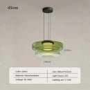 Nordic Glass Pendant Light in Green or Gray